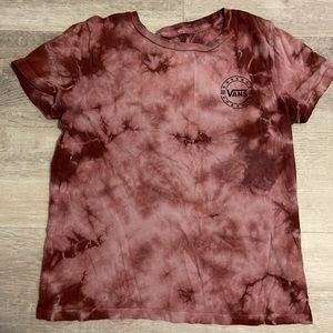 Vans Pink Tie dye t-shirt